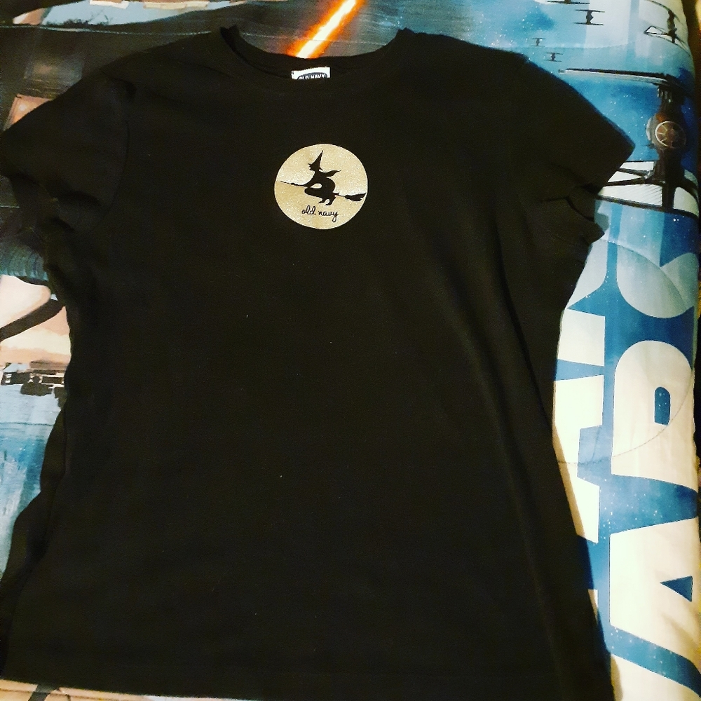 Casual Black Witch T-Shirt